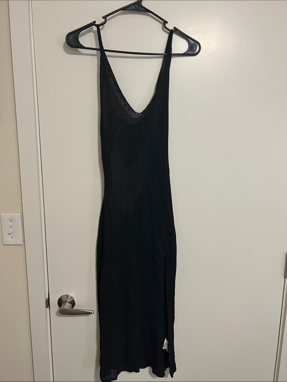 Black Knit Coverup, Size M